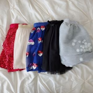 Lot of 5 skirts